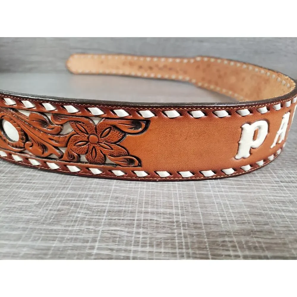 Vintage TONY LAMA Hand Tooled 